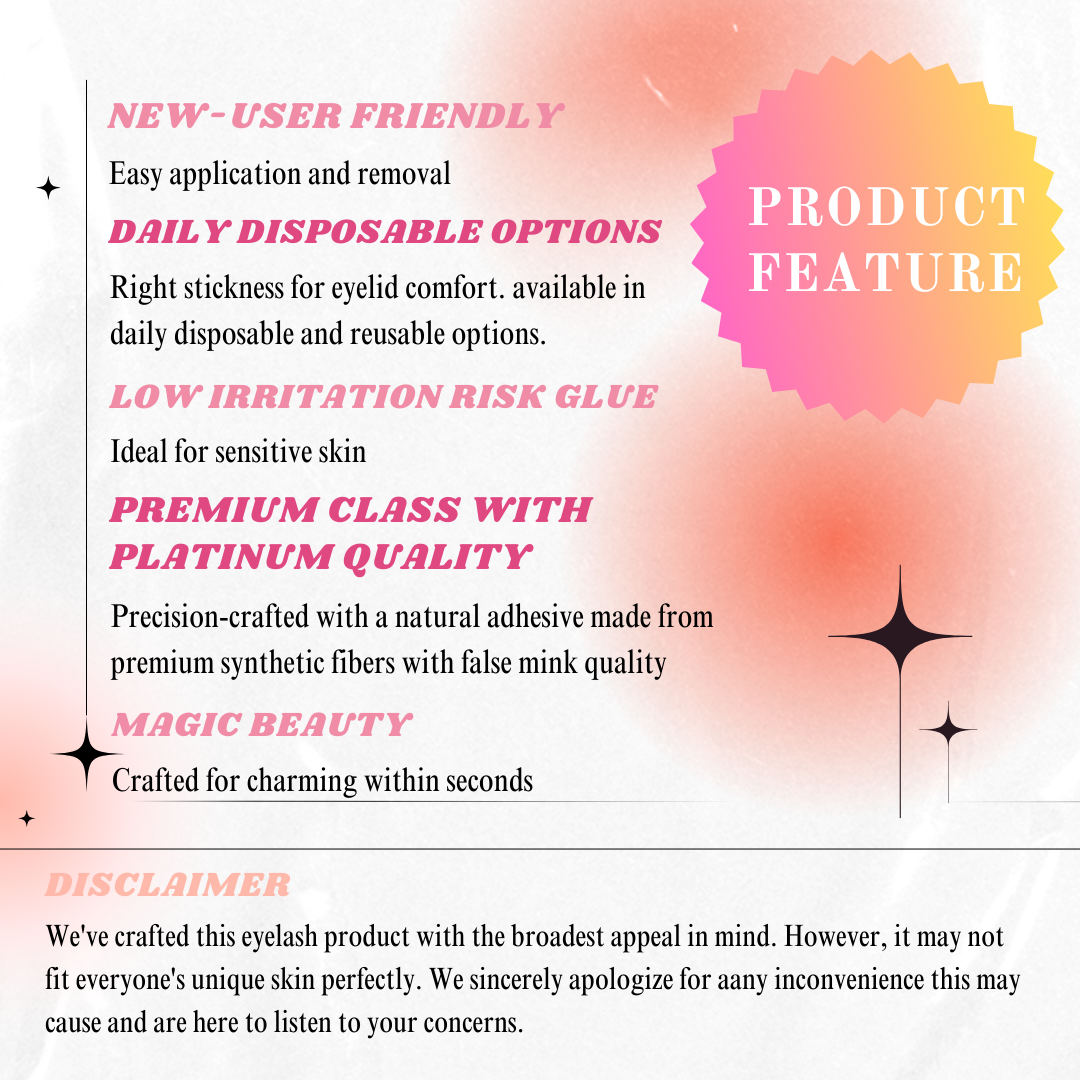 JANNIE JANE Full Style Pack - 6 Style Lashes+ Heated Curler + 2 Eyelash Curlers + 2 Tweezers