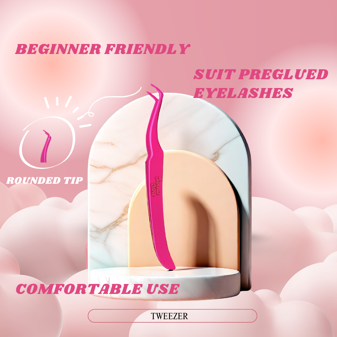 JANNIE JANE Full Style Pack - 6 Style Lashes+ Heated Curler + 2 Eyelash Curlers + 2 Tweezers